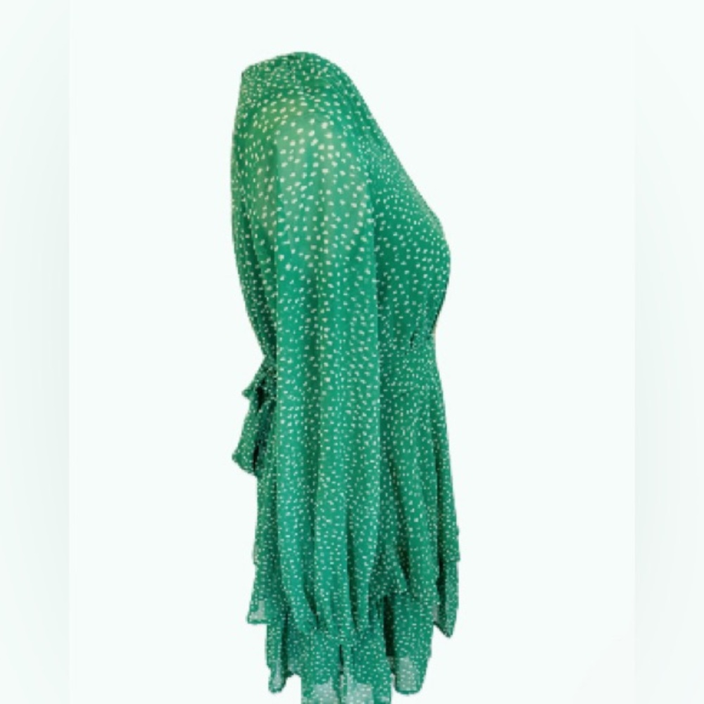 Women’s Japna Long Sleeve Mini Smocked Waist Dress - Picture 3 of 6